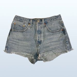 Levi’s 501 High-Rise Denim Shorts, Women’s Size 25